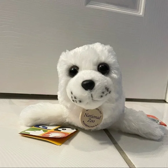 Wild Republic white seal stuff animal - Picture 6 of 7
